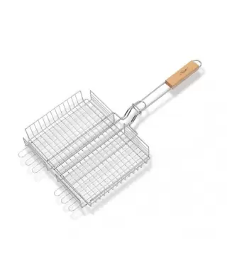 Grill grate with edge, 25x30 cm