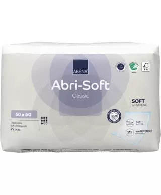 ABENA Disposable pads, Abri-soft Classic, 60x60cm, 25 pcs. (Denmark)