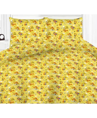 Bērnu gultas veļas komplekts (bjazs) Lāči Yellow