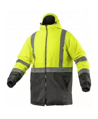 Зимняя рабочая куртка повышенной видимости LEDA
