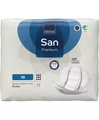 ABENA San 10 Premium прокладки при недержании 25 шт. (Дания)