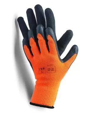Зимние рабочие перчатки с латексной пеной YES