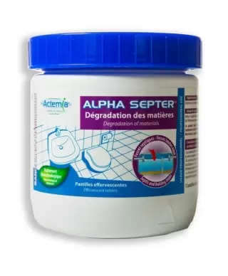 Bioloģisks līdzeklis organisko vielu sadalīšanai septiķos un nostādinātājos Hydrachim Alpha Septer, 12 gab.