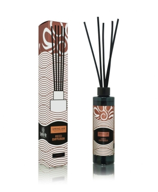 SPRING AIR LUX Bronze Line BLACK SATIN aromatic oil with reed diffusers, 200 ml (Greece)