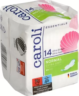 Гигиенические прокладки CAROLI Normal, 14 шт., арт. 340007