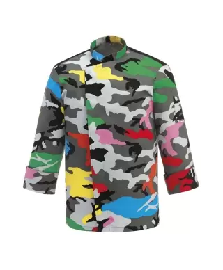 Chef jacket "Fantasy Camouflage" (with mesh)