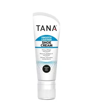 Shoe cream for smooth leather TANA, black, 75 ml