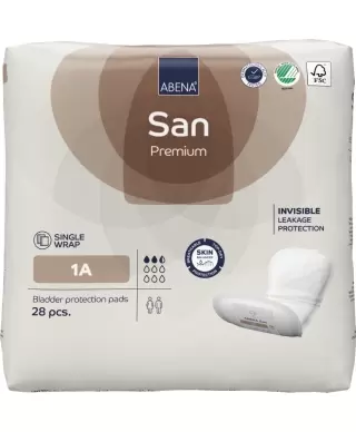 ABENA San 1A Premium прокладки при недержании мочи 28 шт. (Дания)
