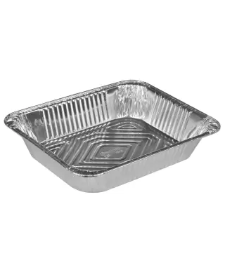Disposable aluminum baking dish, 32x26 cm
