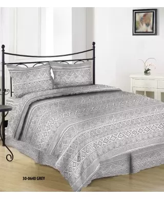 FLORIANA Bedding set (sateen) Malavi Grey 30-0640