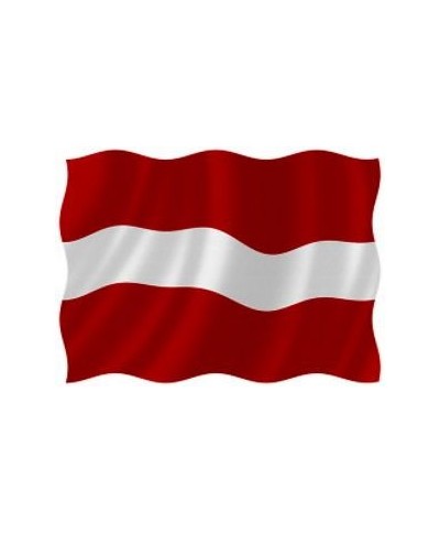 Latvijas Republikas karogs ar sēru lenti 200x100 cm, kātam