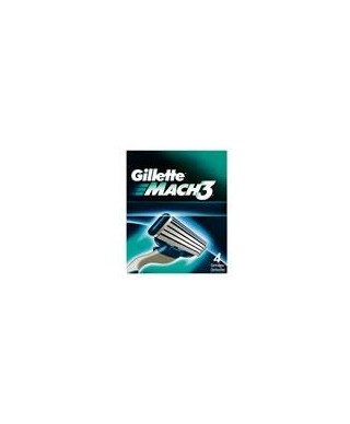 Maiņas kasetes "Gillette Mach-3", 4 gab.