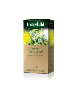 Zaļā tēja GREENFIELD Camomile Meadow, 25 gab.