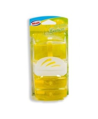 NICOLS WC-Liquid Lemon 1 kartridžs + 2 rezerves bloki (Polija)