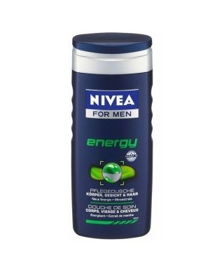 Dušas želeja "Nivea Energy" vīriešiem, 250 ml