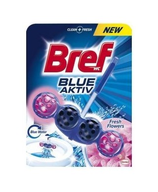 Tualetes bloks BREF Blue Aktiv Fresh Flowers, 50g
