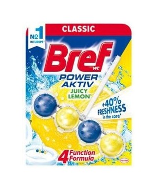 Tualetes bloks BREF Power Aktiv Lemon, 50g