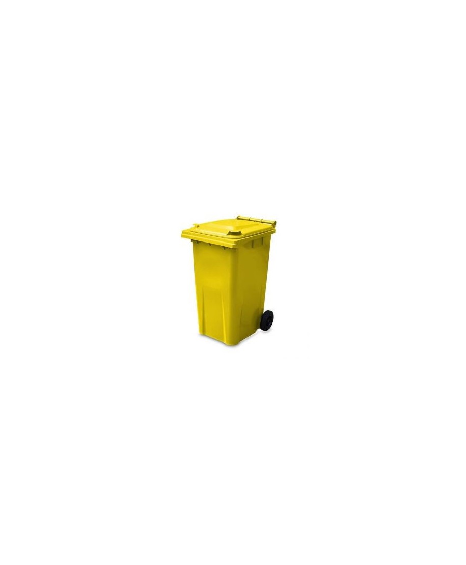 Atkritumu konteiners 240L, dzeltens