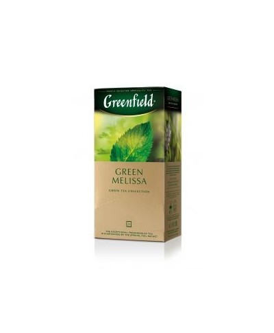 Zaļā tēja GREENFIELD Green Melissa, 25 gab.