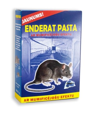 Крысиный и мышиный яд "Enderat pasta" с мумифицирующим эффектом, 100г