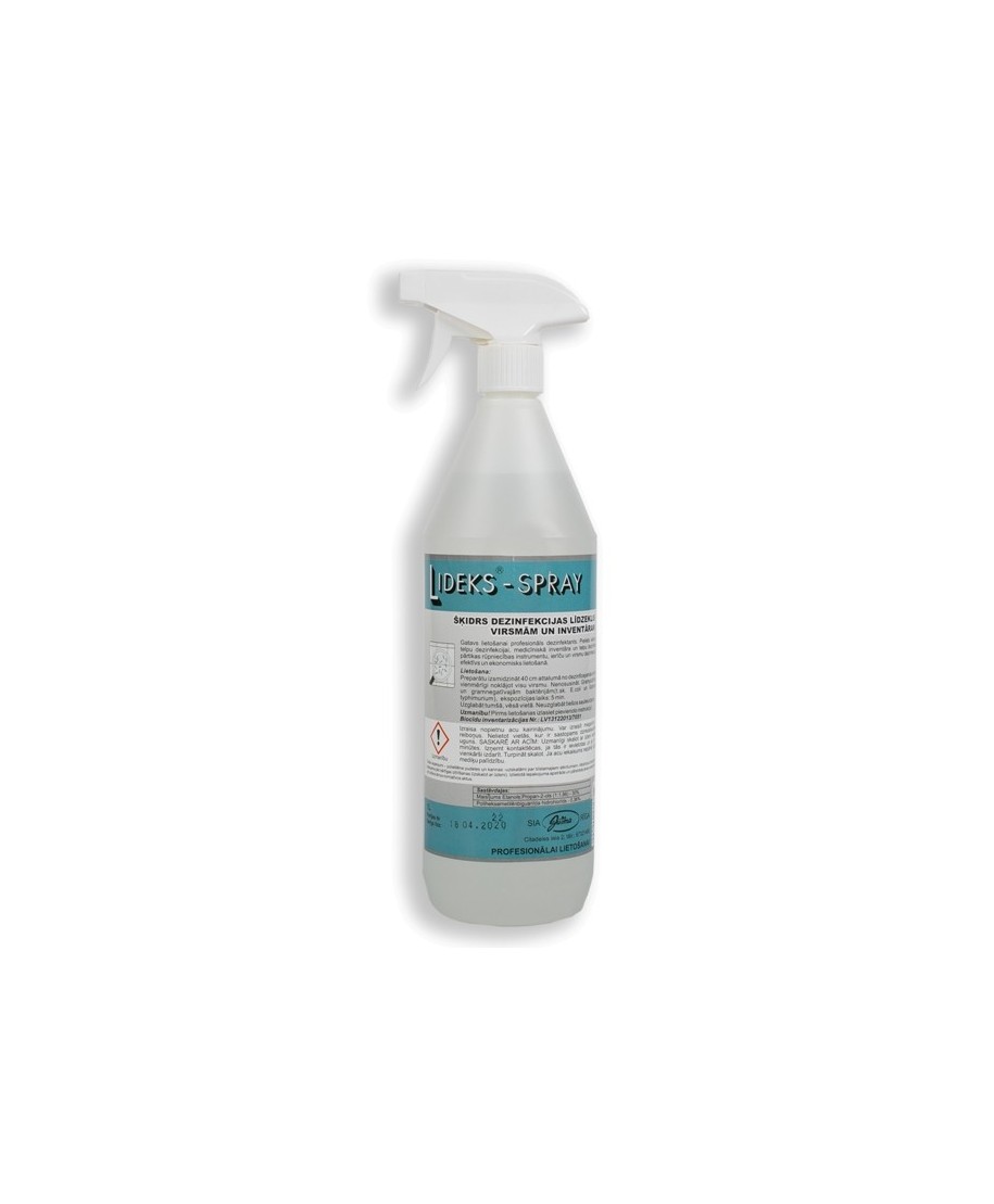Liquid disinfectant for surfaces and inventory "Lideks-Spray", 1l