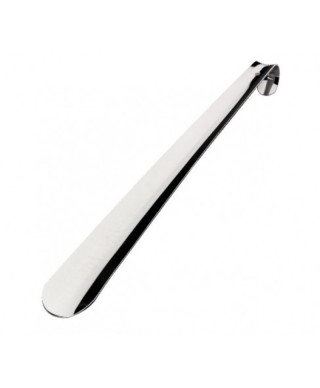Shoehorn with chrome surface, 42cm