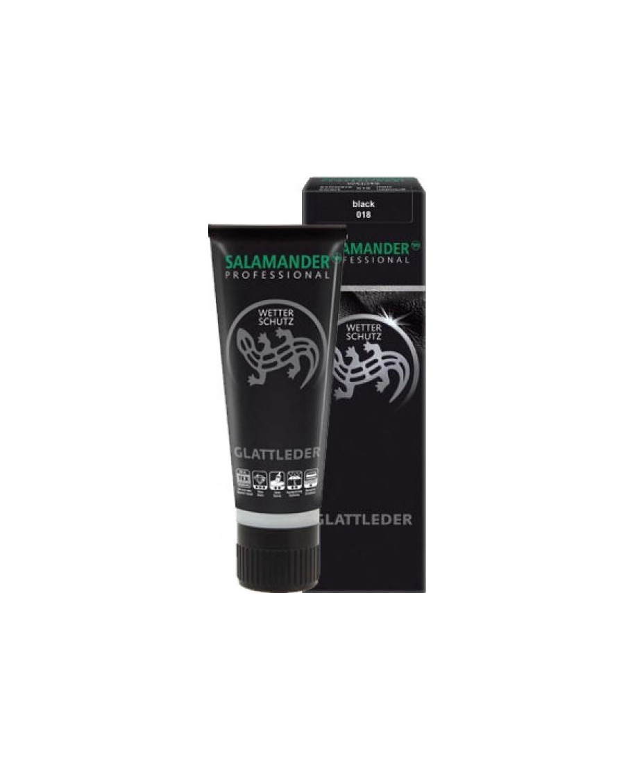 SALAMANDER PROFESSIONAL Wetter Schutz, Cream for all smooth leathers, colorless 75ml art. 8113 (Germany)