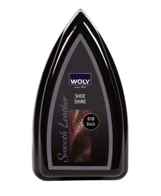 Shoe cleaning sponge with shine Woly Shoe Shine, black