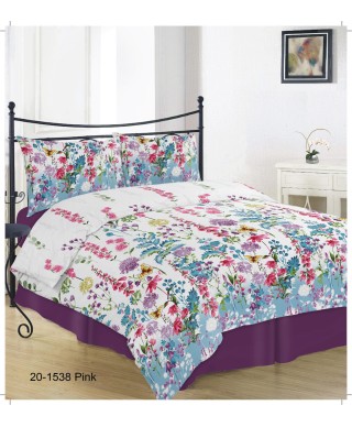 FLORIANA Bedding set (calico) Pink 20-1538