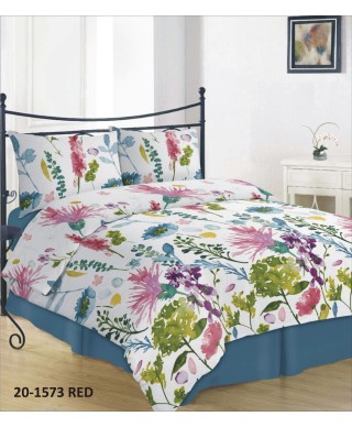 FLORIANA Bedding set (calico) Red 20-1573