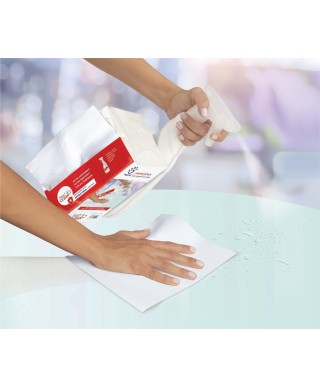 Antibacterial paper napkins “Papernet Defend Tech - Fast & Clean” 100 pcs., art. 419295