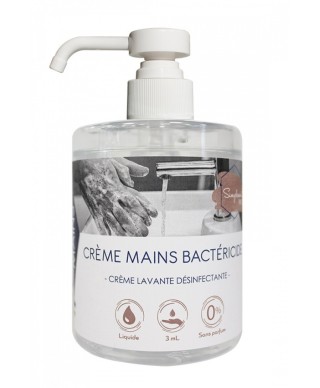 Liquid bactericidal cream soap SIMPLEMENT-425, 500 ml with dispenser (Hydrachim)