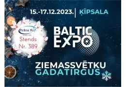 Ziemassvētku gadatirgus BalticEXPO 15. - 17. decembrī 2023